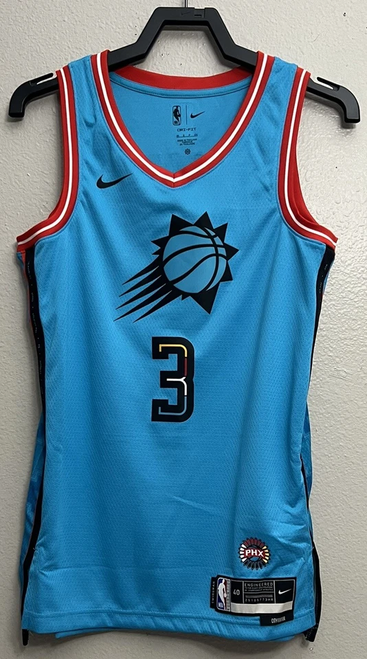 Nike Dri Fit Devin Booker Phoenix Suns Jersey City Edition DO9607-414 Men SM 40