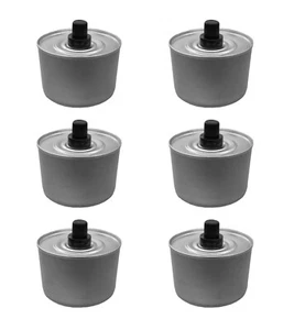 6 x Dosen Brennpaste mit Docht 4 Stunden Brenndauer - Bild 1 von 3