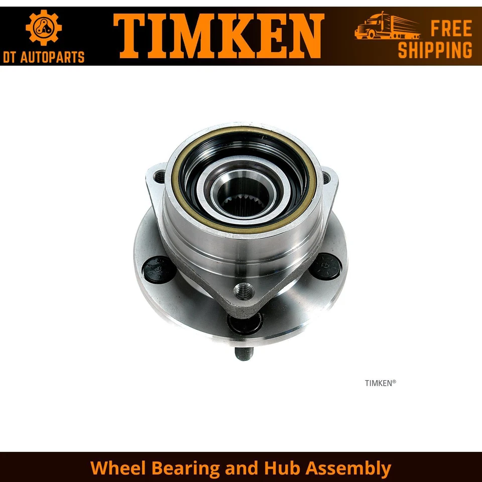 Para 1984-1989 Jeep Cherokee 4WD rolamento de roda e conjunto de cubo dianteiro Timken 1985 - Imagem 1 de 4