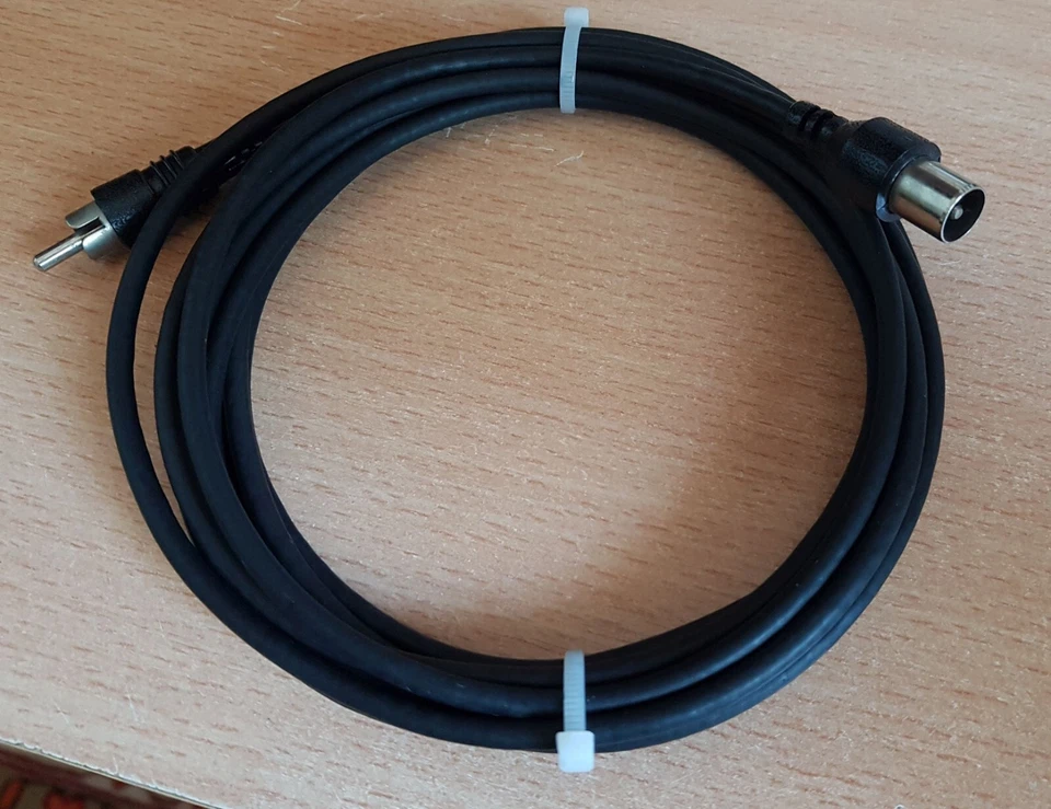 Antenna, Coax, Coaxial Cable for Commodore 64/16/116/+4/128/VC20/A520 - 3 meter - Image 1 of 1