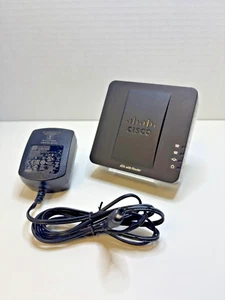 CISCO ATA Telephone Adaptor With Router & PSU, Cisco 74-9319-06, Cisco SPA122 - Picture 1 of 5
