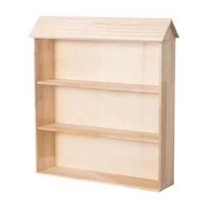Display Case for Collectibles House Shaped Shelf for Collectibles Souvenirs - Picture 1 of 3