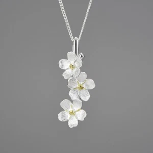 Collana Forget Me Not Flower - Foto 1 di 4