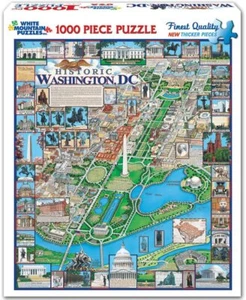 White Mountain Washington Dc 1000 Teile Puzzle 760mm x 610mm - Bild 1 von 2