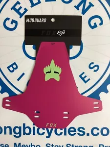 FOX Mud Guard Berry Fender Mtb mountain bike front mudguard Pink - Picture 1 of 1