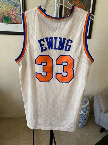 Patrick Ewing NBA NY Knicks Mitchell & Ness Hardwood Classics Jersey 1991-92 Pre Cover