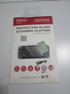 Protezione schermo per NINTENDO SWITCH - Nuovo ! Vetro temperato + panno pulizia - Picture 1 of 2