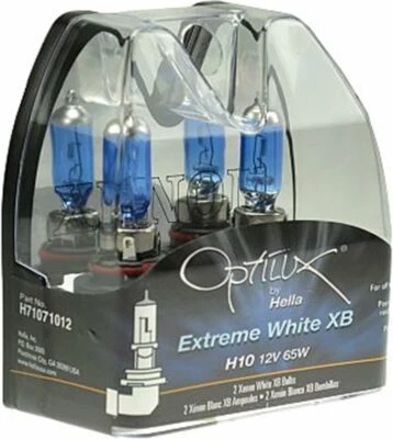 HELLA H71071372 Optilux XB Series H8 Xenon White Halogen Bulbs, 12V, 35W, 2 Pack - Image 1 of 2
