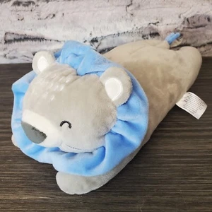 Cudlie Laying Gris Peluche León - Azul Melena Pequeña Almohada de Viaje 10" Peluche - Imagen 1 de 9