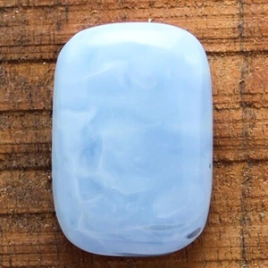49.10 Cts Natural Clouds Owyhee Blue Opal Cabochon Loose Gemstones (34mm X 23mm) - Picture 1 of 6