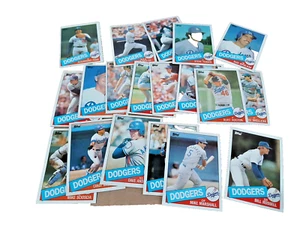 Lotto 19 carte Topps Baseball Near MinT 1985 DA SET BREAK DODGERS spedizione gratuita - Foto 1 di 6