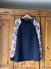 Shein Curve Navy Quilted Sweat   Top Size 2Xl Chest  26? Worn Once