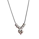 Simple Heart Pendant Clavicle Chain Necklace Daily Wear Adjustable Chain Jewelry