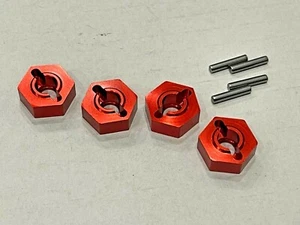 14mm Hexagonal/Hub Adaptador para ARRMA SENTON VORTEKS 3s 4x4 Rojo - Imagen 1 de 2