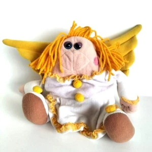 Muñeca de juguete suave reversible diablo/ángel Turnabouts grupo de juego vintage 1985 - Imagen 1 de 5