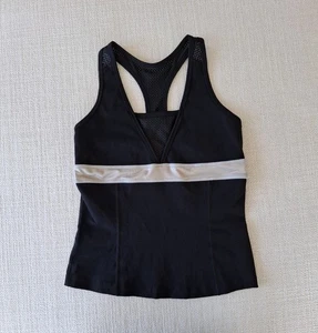 Bebe Sport BBSP Tank Top Made In USA Black - Size M - Picture 1 of 6