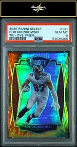2020 Panini Select #141 Rob Gronkowski Tie-Dye Prizm PSA 10 #/25 - Bild 1 von 2