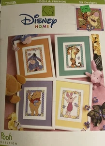 Pooh & Friends Disney Home Cross Stitch Pattern Booklet Leisure Arts 3273 - Picture 1 of 3