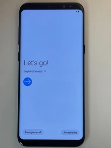 Unlocked Samsung S8+ SM-G955W - 64GB - Black - Pre-Owned Good Condition - Bild 1 von 2