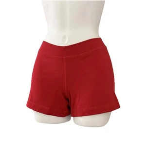 vintage 90s 1990s / y2k 2000s red low rise gym workout shorts XS - Picture 1 of 12