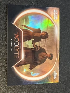2025 Topps Chrome Star Wars Acolyte #AC-9 A Deadly Fire - Bild 1 von 2