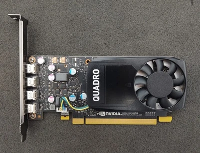 NVIDIA Quadro P600 2GB GDDR5 High Profile Graphics Card - 4x Mini DisplayPort - Image 1 of 4
