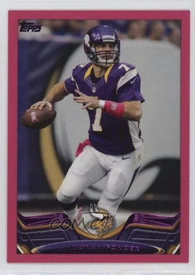 2013 Topps Pink BCA Border /399 Christian Ponder #328 - Image 1 of 2