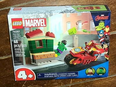 Lego Marvel 68 piezas Iron Man con bicicleta y el casco juguete de construcción #76287 Foto 1 de 4