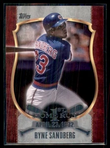 2015 Topps Update First Home Run Ryne Sandberg Chicago Cubs #FHR-23 - Picture 1 of 2