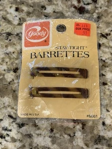 Correas de pelo apretadas Goody Stay 1982 vintage (2) 6661 nuevas en paquete ENVÍO GRATUITO - Imagen 1 de 8