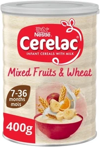 Nestle Cerelac gemischtes Obst und Weizen mit Milch Säuglingsmüsli, 7 Monate+, 400 g - Bild 1 von 6
