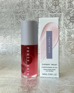 FENTY HAUTPFLEGENDES LIPPENÖL KIRSCHE BEHANDELN VOLLE GRÖSSE 0,19 FLÜSSIGE UNZEN / 5,6 ML NIB - Bild 1 von 3