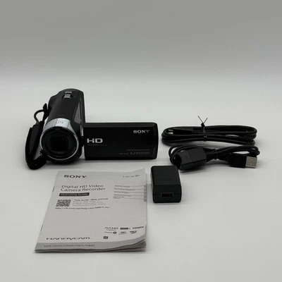 Sony Handycam HDR-CX405 HD 9.2MP Camcorder Zeiss Exmor  - Image 1 of 4