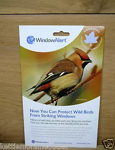 4 calcomanías de hoja de arce alerta de ventana para proteger aves silvestres - Imagen 1 de 3