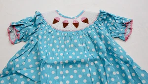 CASTLE AND CROWNS TODDLER POLKA DOT TURQUOISE SLEEVELESS DRESS COAT NWT Sz 2T - Picture 1 of 6