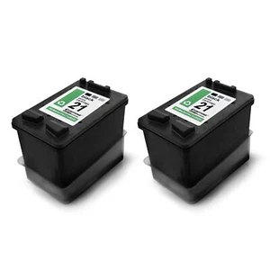 2x Toner for HP PSC 1402 1410 1415, 21XL Black - Zdjęcie 1 z 5