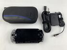 Sony Playstation Portable Psp-1001 Console Bundle /w Case Tested Working