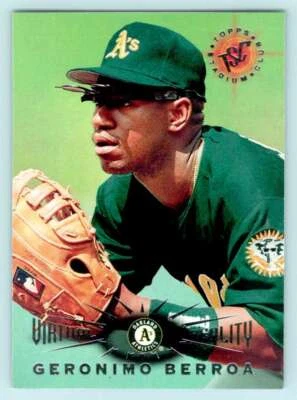 1995 Stadium Club Virtual Reality #154 Geronimo Berroa Athletics (Parallel) - Image 1 of 2