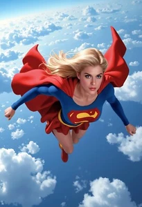 "Supergirl 88" 13x19 Fine Art Print Limited to Only 20 Hand-Numbered Copies - Picture 1 of 1