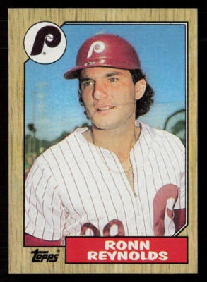 1987 Topps Ronn Reynolds #471 Philadelphia Phillies Baseball Card - Image 1 of 2