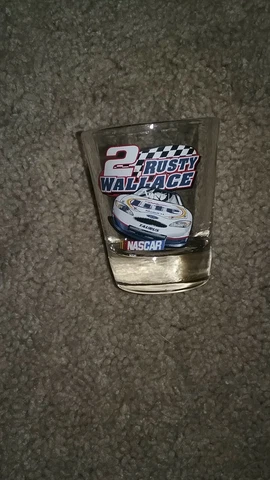 Rusty Wallace #2 NASCAR *Shot Glass* Fan Racing NASCAR sports Souvenir New-other Cover