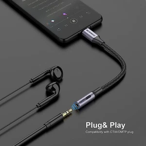 Adattatore jack USB-C a 3.5mm per audio Hi-Fi compatibile con vari dispositivi. - Foto 1 di 6