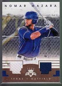 NOMAR MAZARA 2016 PANINI DIAMOND KINGS DUAL 2 COLOR GAME USED JERSEY#/49 - Picture 1 of 1