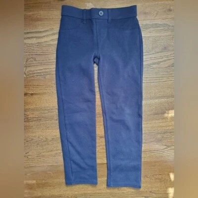 GYMBOREE OUTLET Niñas 6 Leggings Azul Bolsillos Lazo Foto 1 de 4