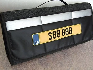 Car Boot Tidy Organizer with Personalised Number Plate for UK , EUROPE , USA ... - Picture 1 of 6