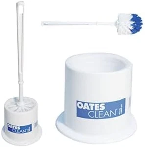 Handy Toilet Brush Set, White, Each - Picture 1 of 12