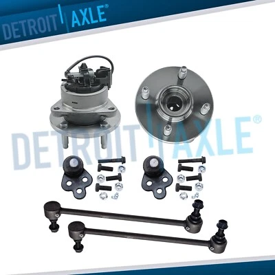 Cubos e rolamentos de roda dianteira com barra de balanço de junta esférica inferior ABS para Cobalto G5 4 porcas - Imagem 1 de 4