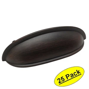 *25er-Pack* Cosmas Bronze mit Ölschliff Schrankbeschläge Tassengriffe #7712ORB - Bild 1 von 1