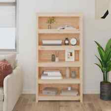 Solid Wood Pine Book Cabinet Bookcase Bookshelf Storage Multi Sizes vidaXL
