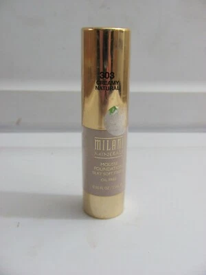 Base de mousse sin aceite Milani 303 Creamy Natura .50 onzas líquidas hecha en EE. UU. Foto 1 de 4
